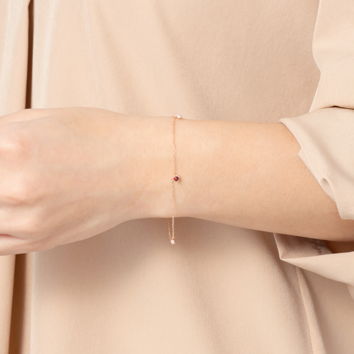 誕生月ごとにデザインが異なるK10ブレスレット | Canal4℃（カナル