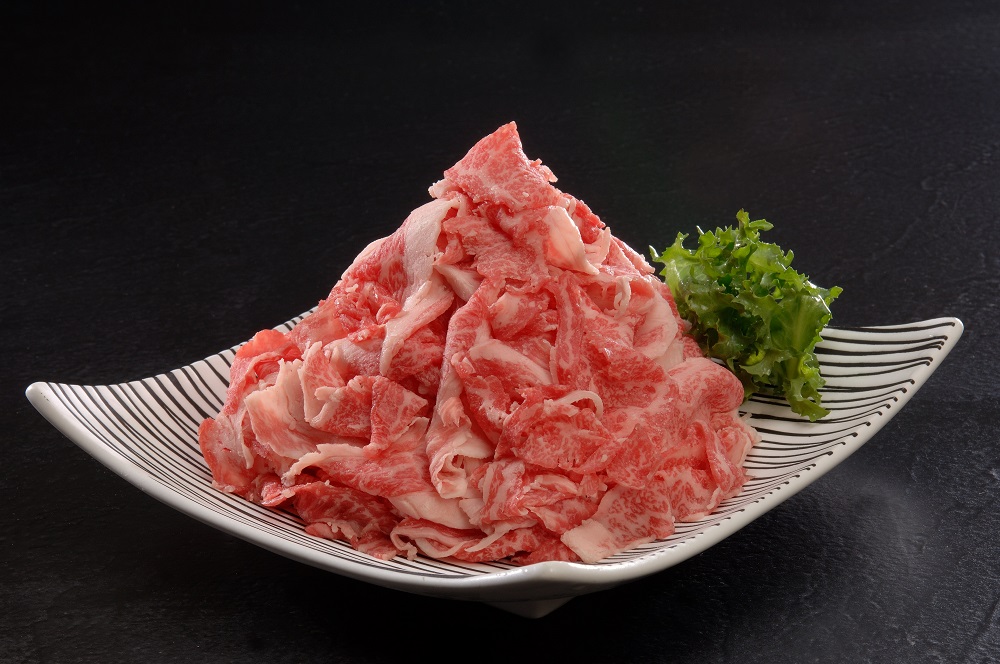 九州産黒毛和牛切落し肉A4クラス以上