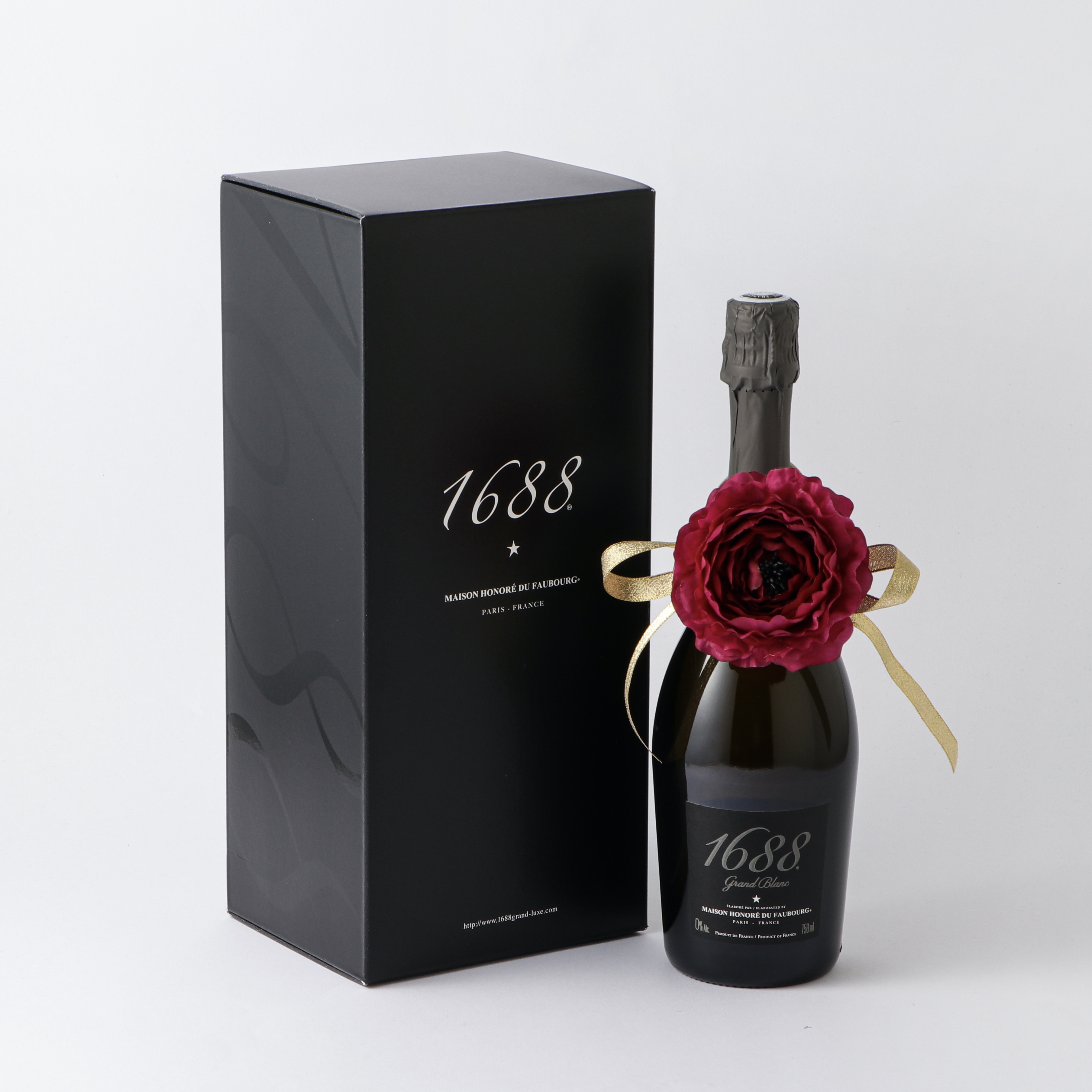 1688 フラワーセット 750ml箱入 フランス製ノンアルコール