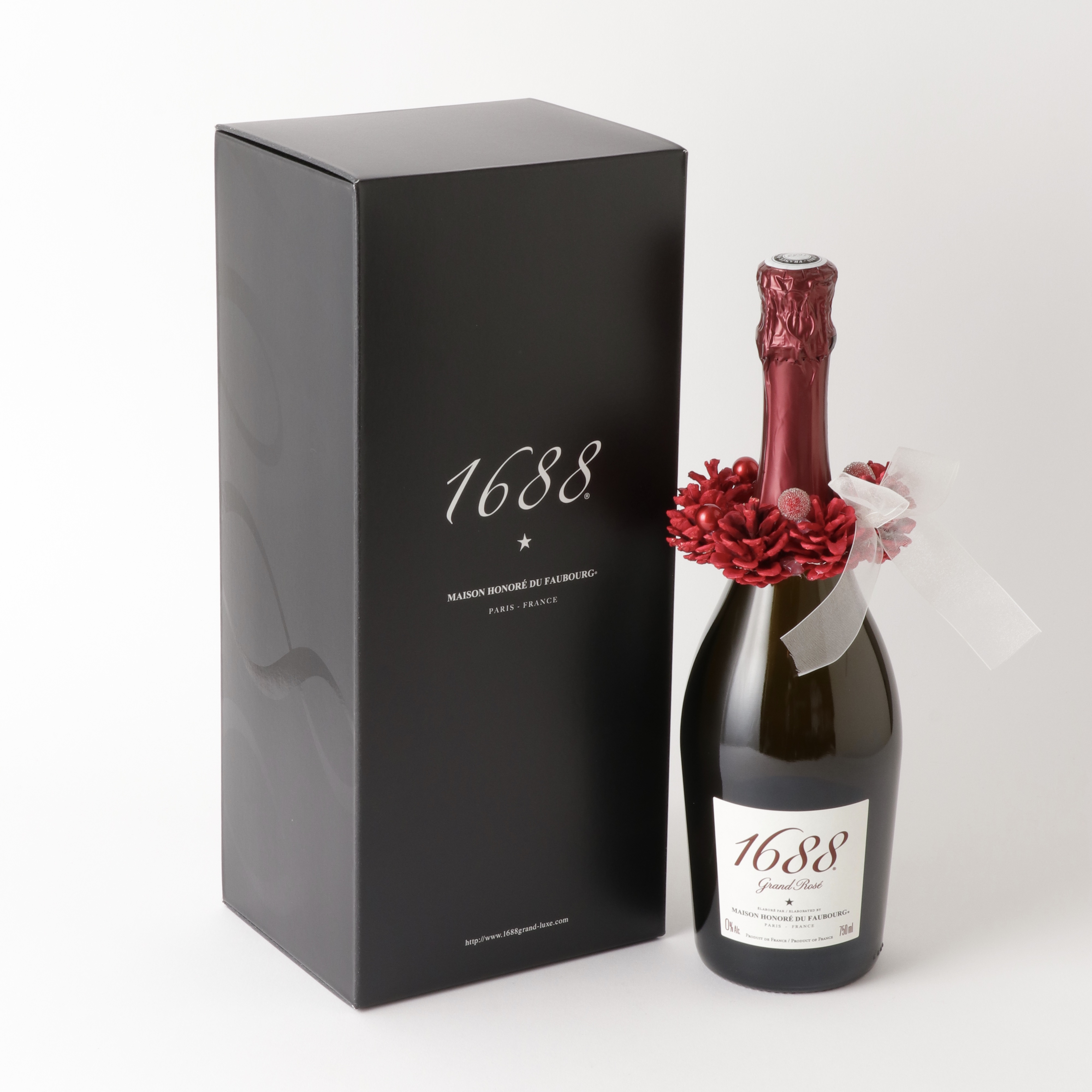 1688 フラワーセット 750ml箱入 フランス製ノンアルコール
