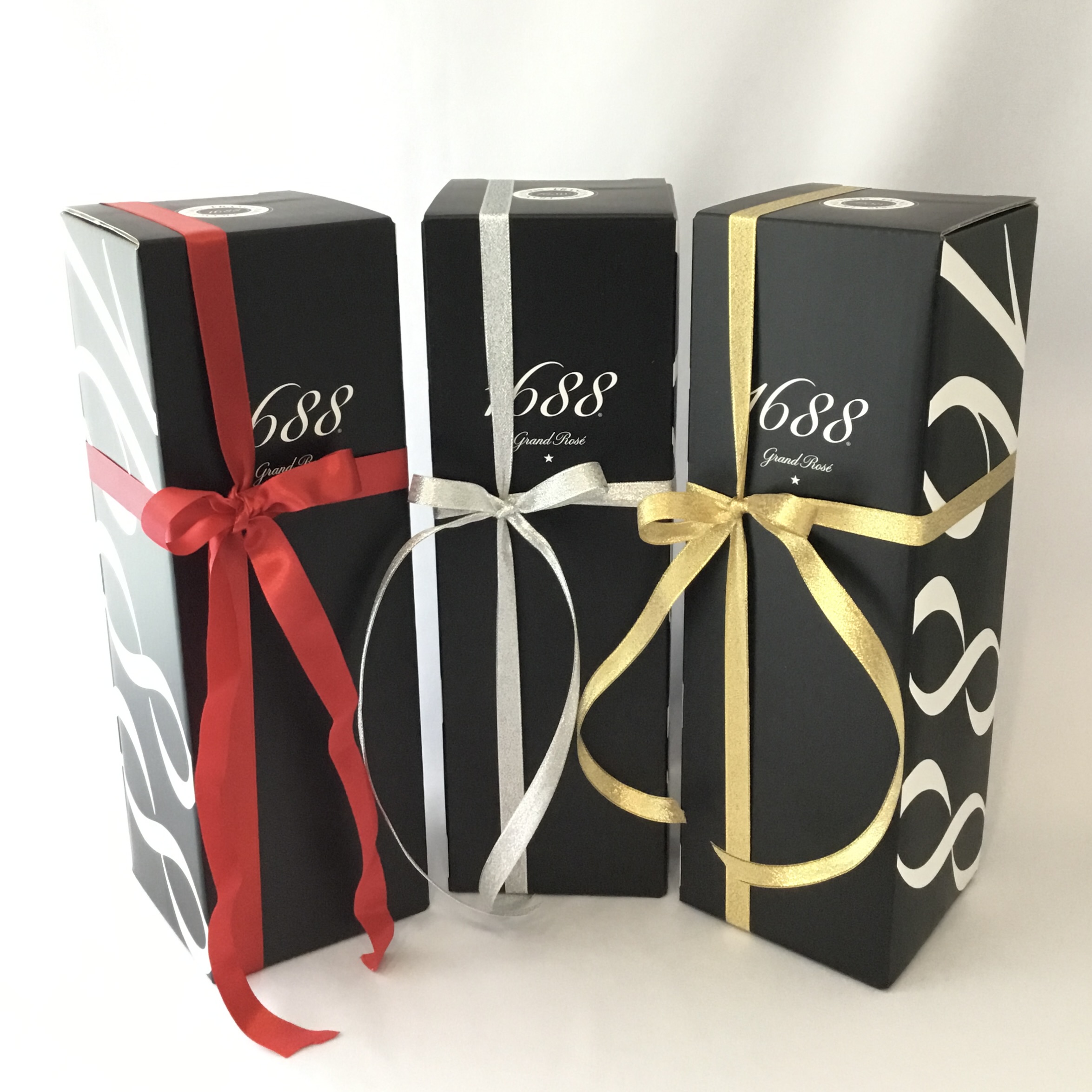 1688 200ml 6本セット (ロゼ3本&ブラン3本) 各200ml 箱入 フランス製ノンアルコール･スパークリング