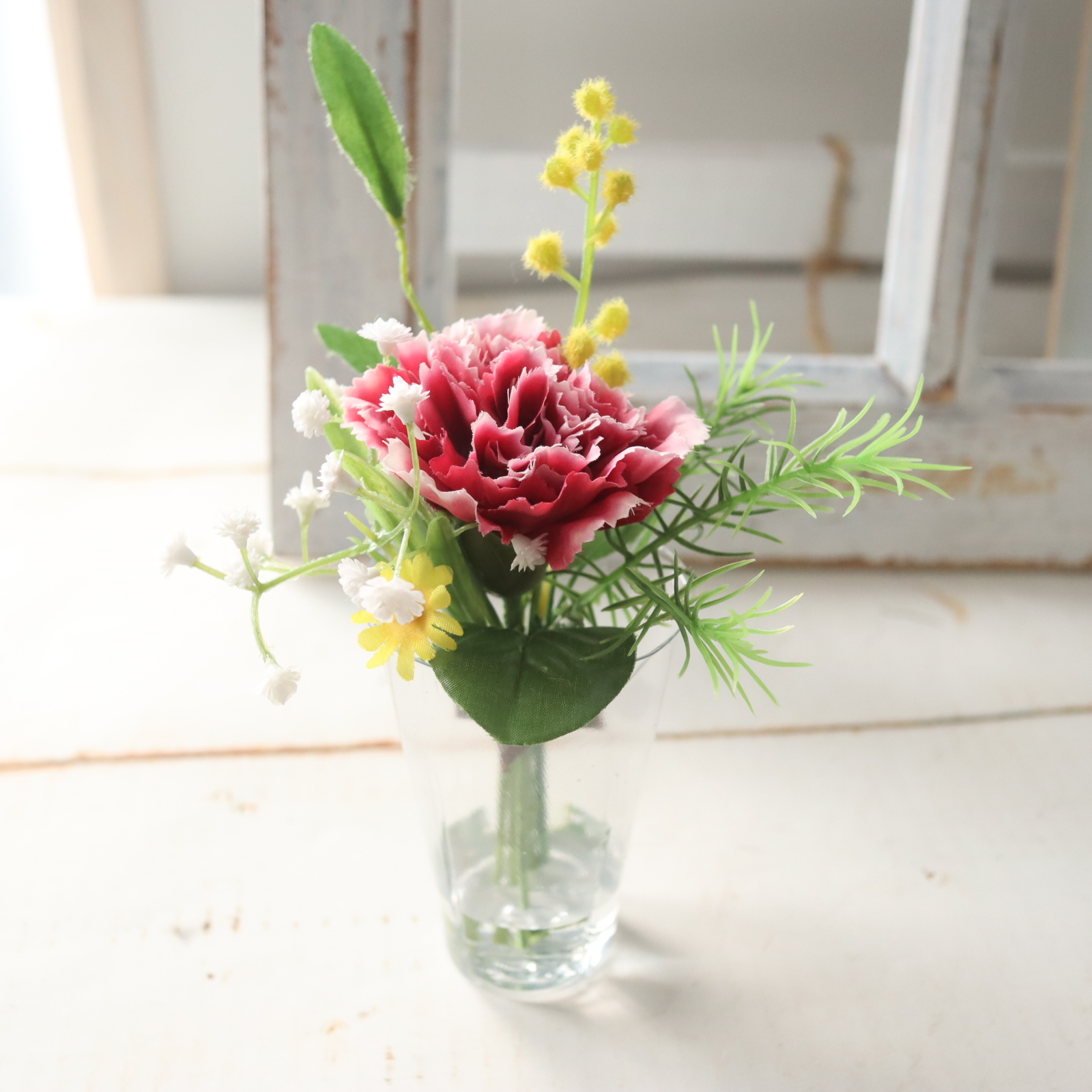 カジュアルカーネーションアレンジ　 魔法の水　マジカルウォーター