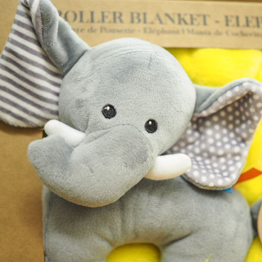 マスコット付きブランケット