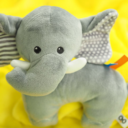 マスコット付きブランケット