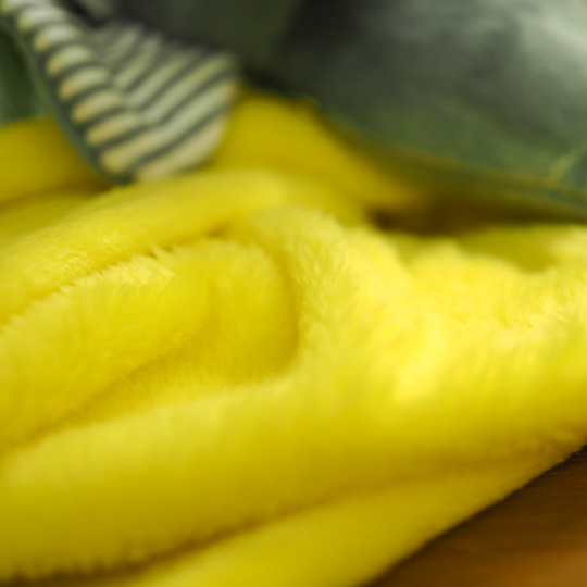 マスコット付きブランケット