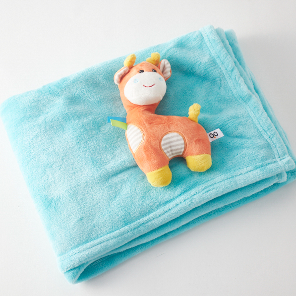 マスコット付きブランケット