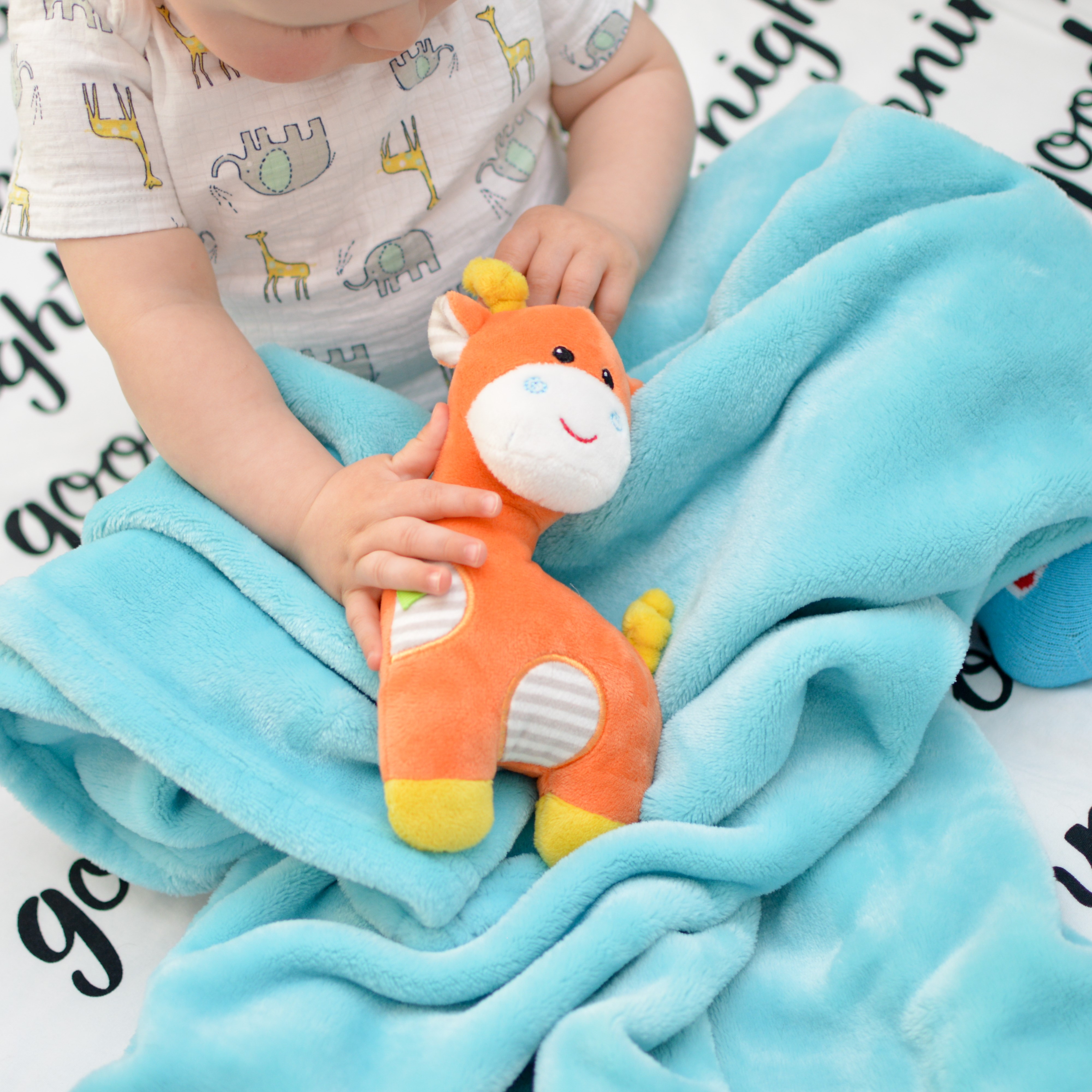 マスコット付きブランケット