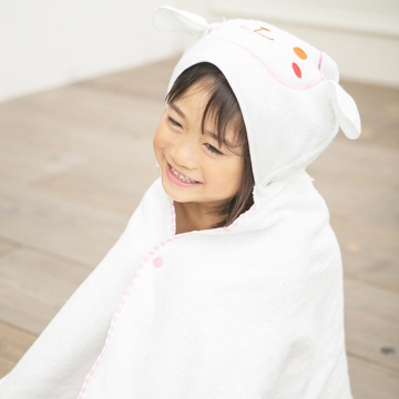 よだれかけ&ポンチョセット 女の子用