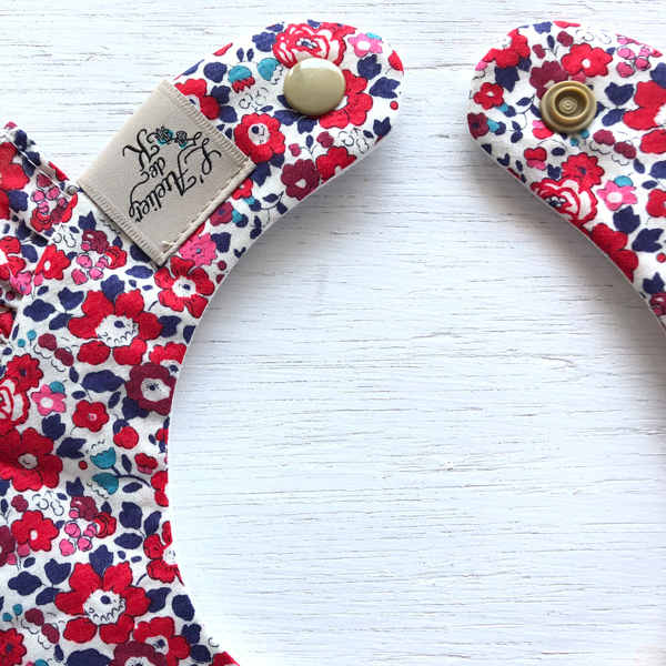 【Cherry9】リバティプリント2点セットスタイ＆ヘアピン　　スタイ　L'Atelier de K