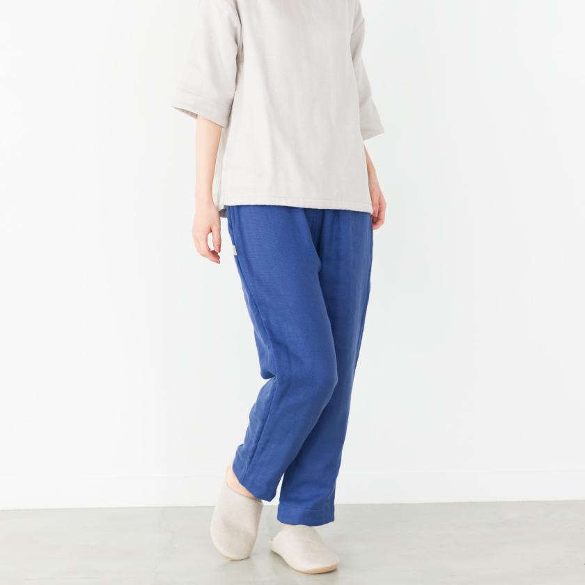 三河木綿4重織和さらしガーゼホームウエア　ボトムス