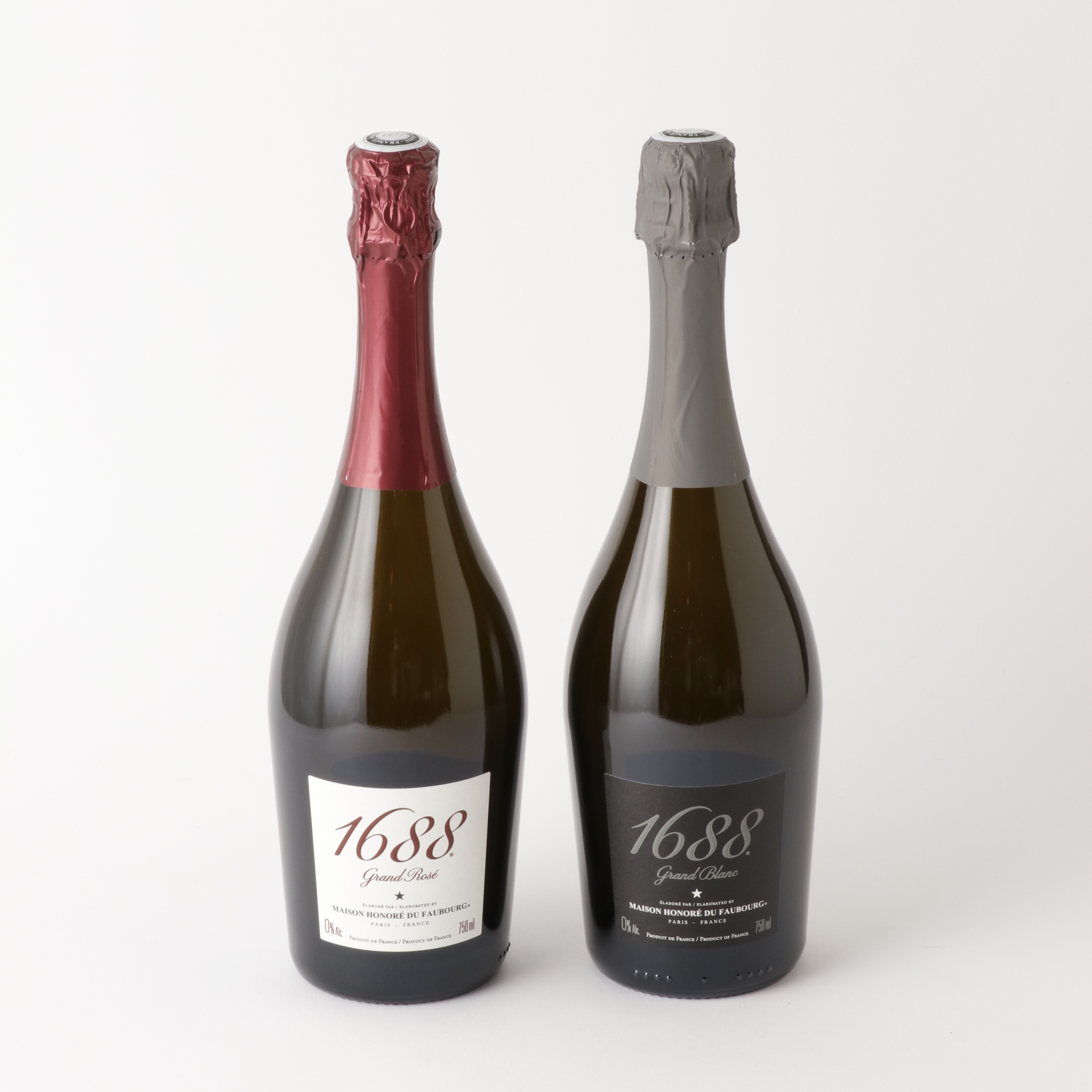 1688 紅白セット (ロゼ&ブラン) 各750ml 箱入 フランス製ノン