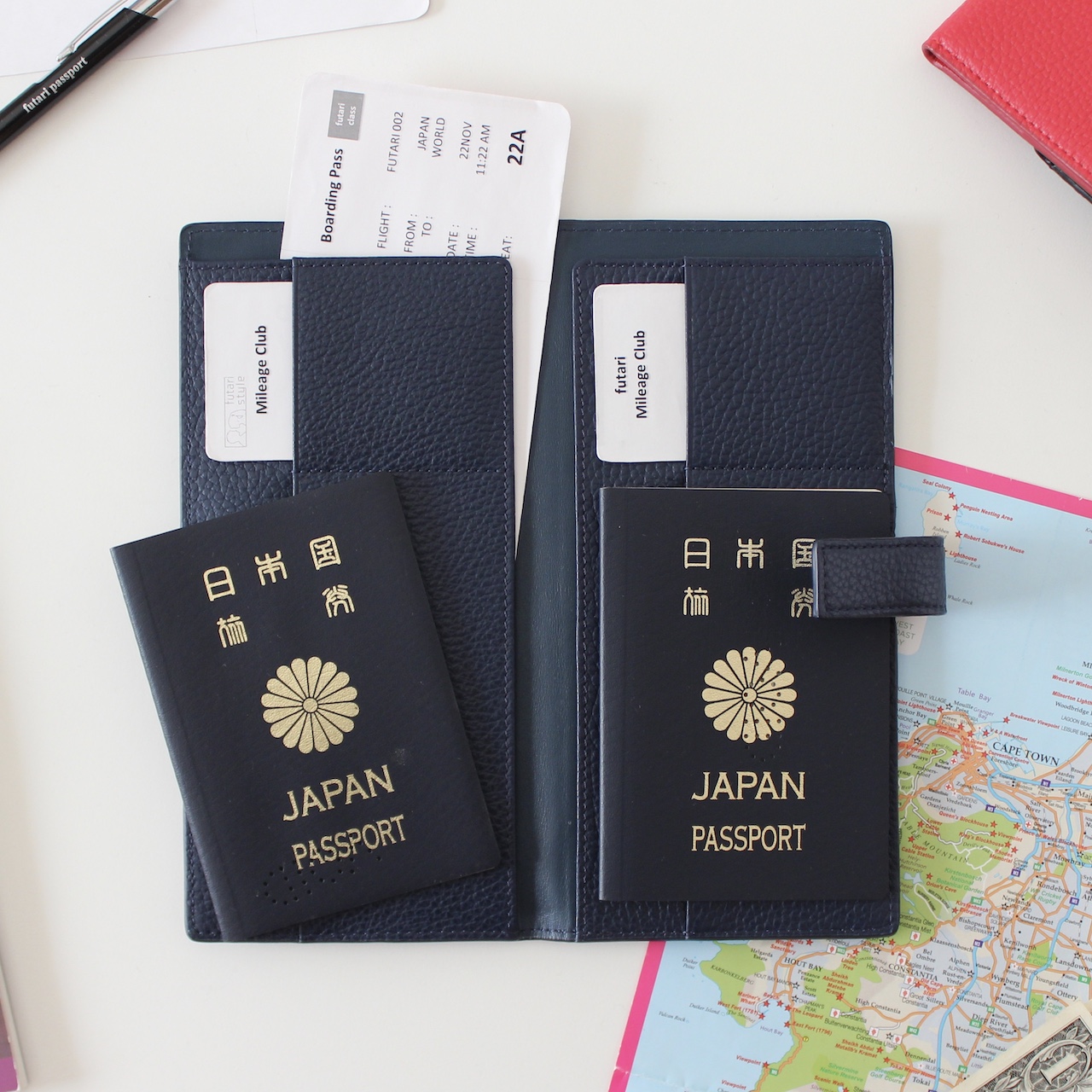 futari passport（フタリパスポート ）パスポートケース