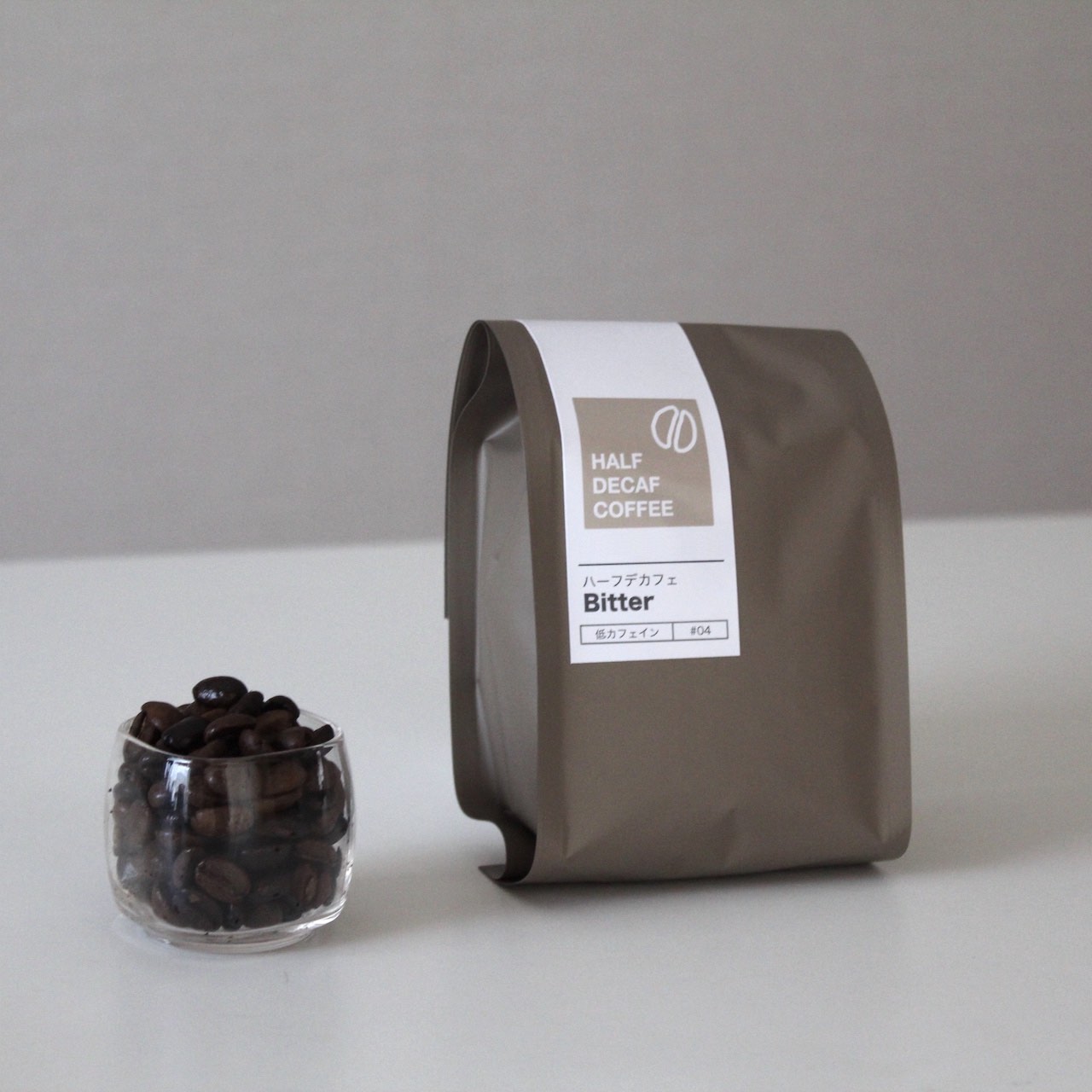 ギフトセット ハーフデカフェコーヒー豆2種（豆or粉）ハーフカフェインレスコーヒー