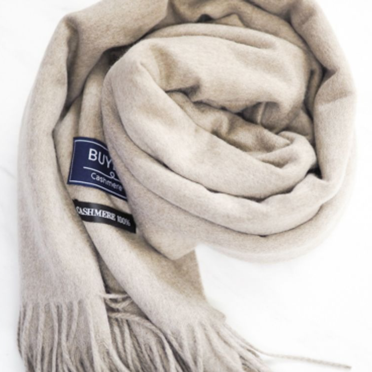 【名入れギフト】カシミヤ100%大判 ストールBIGブランケット