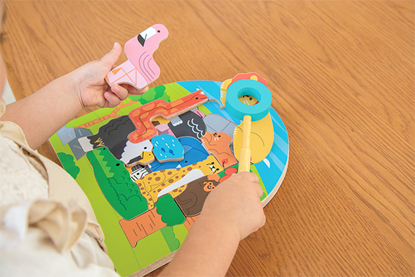 2層パズルアニマル探検隊