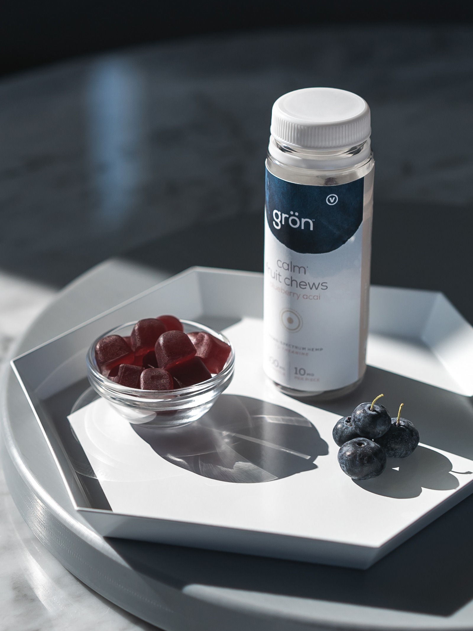 Calm アサイ&ブルーベリーCBDグミ