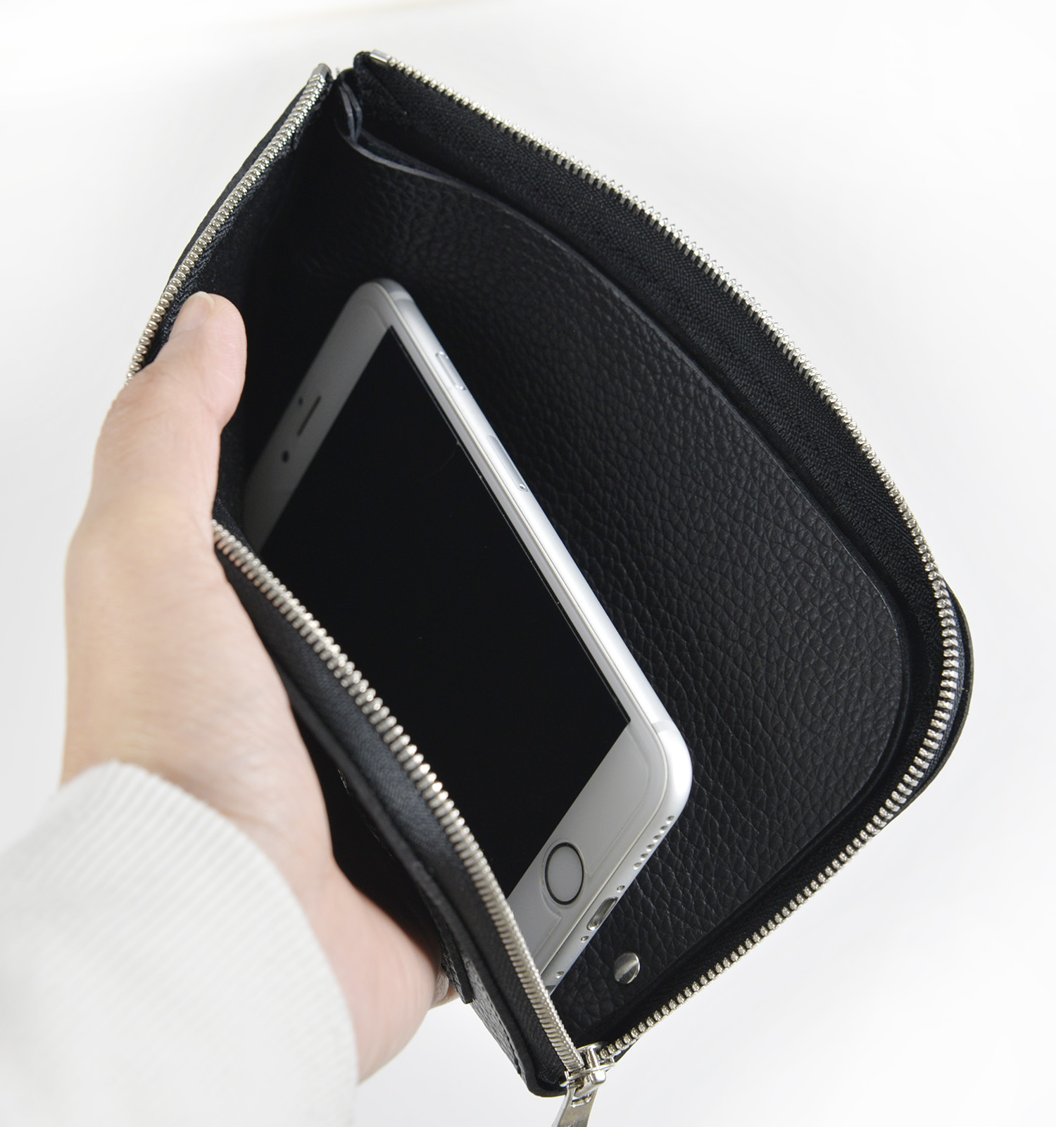 ウォレットＬ字型　手付