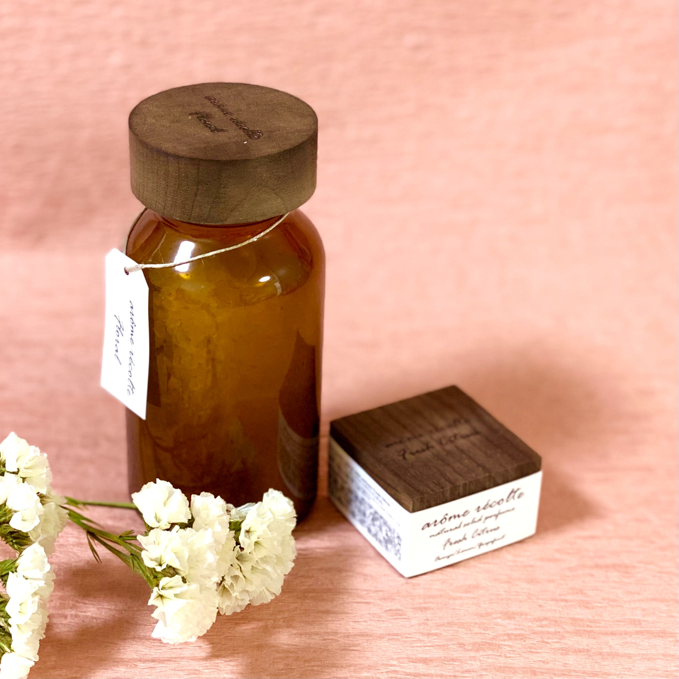 ナチュラルバスソルト＆ソリッドパフューム　ギフトセット 