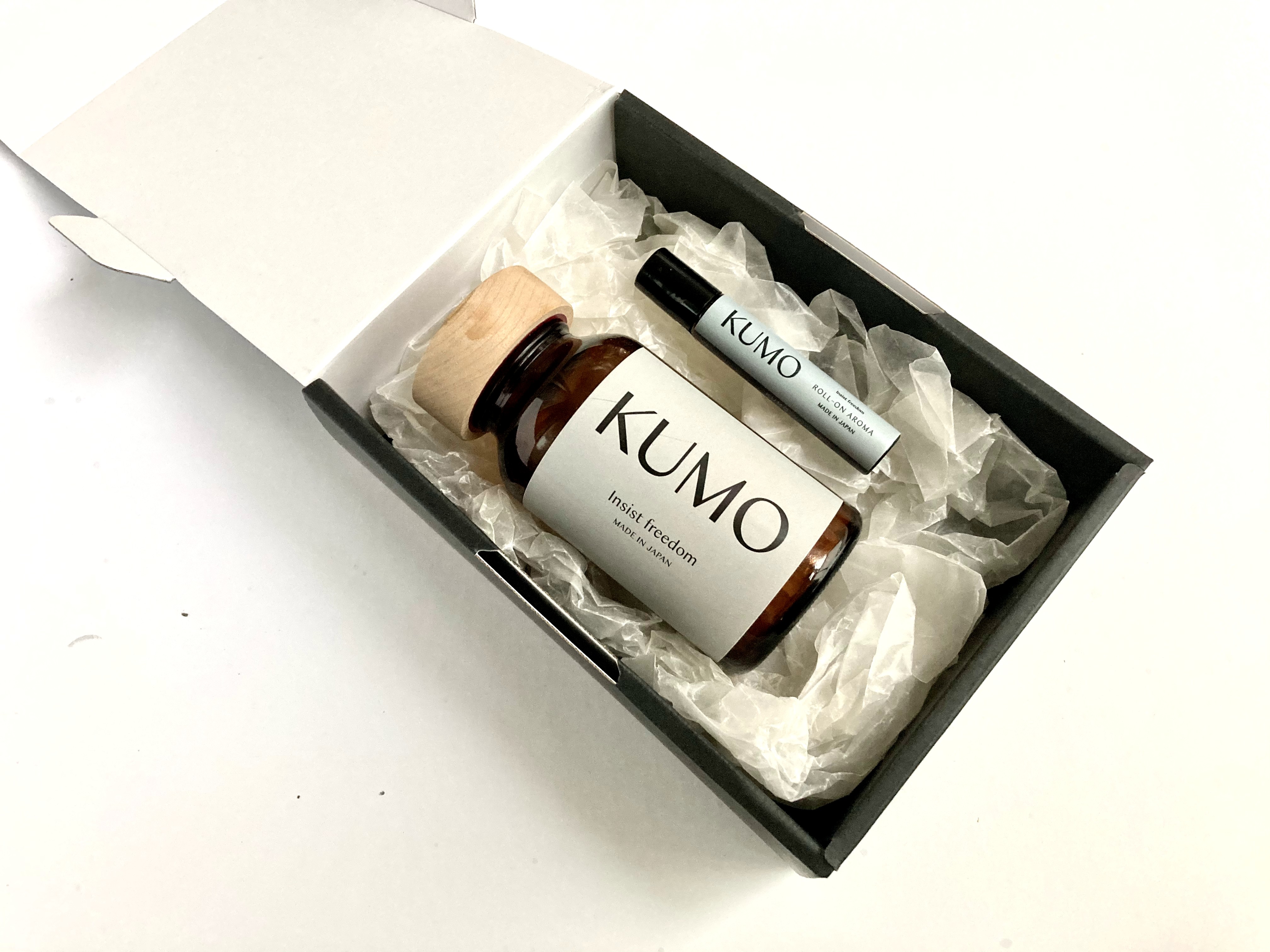 【KUMO】ロールオンアロマ＆バスソルトギフト