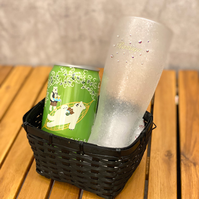 ふんわりビールときらめく名入れグラスセット | CerisierPLUS