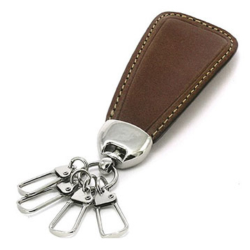 イタリアンレザー 靴ベラキーホルダー
