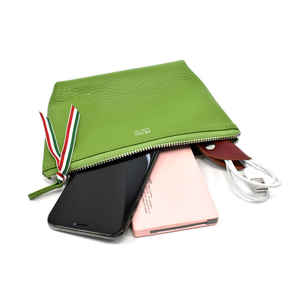 イタリアンレザー ポーチ