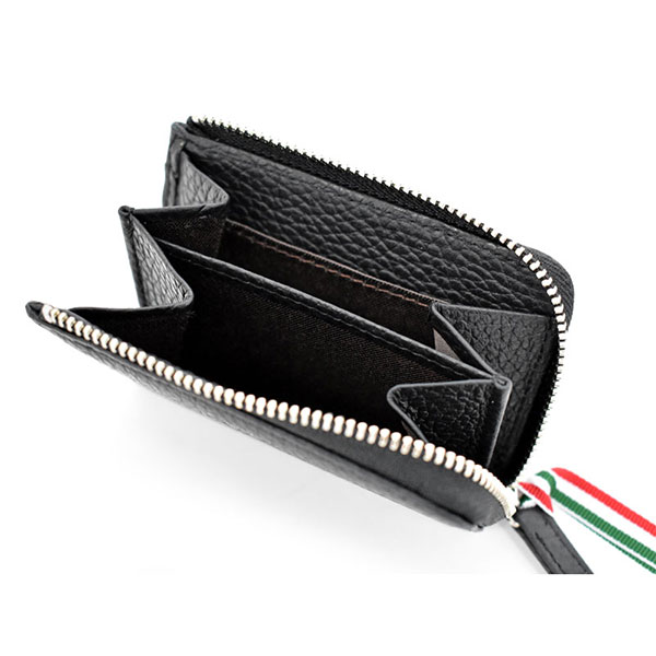 イタリアンレザー Lジップ小銭入