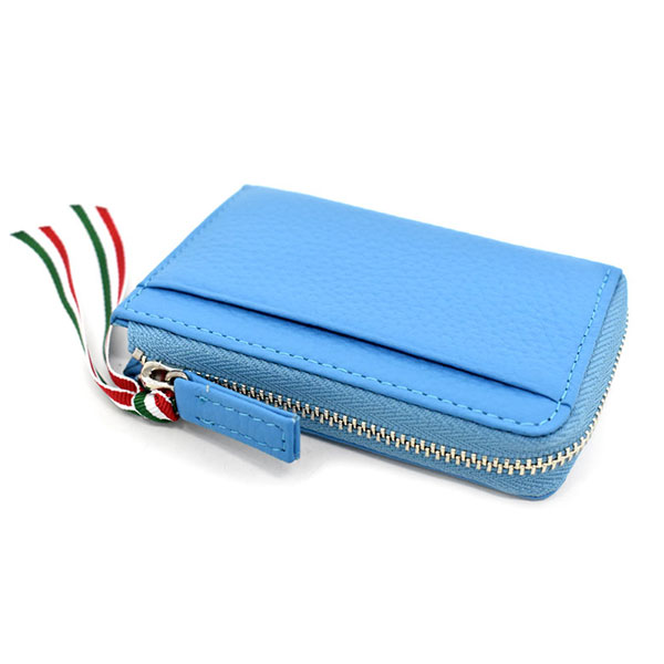 イタリアンレザー Lジップ小銭入