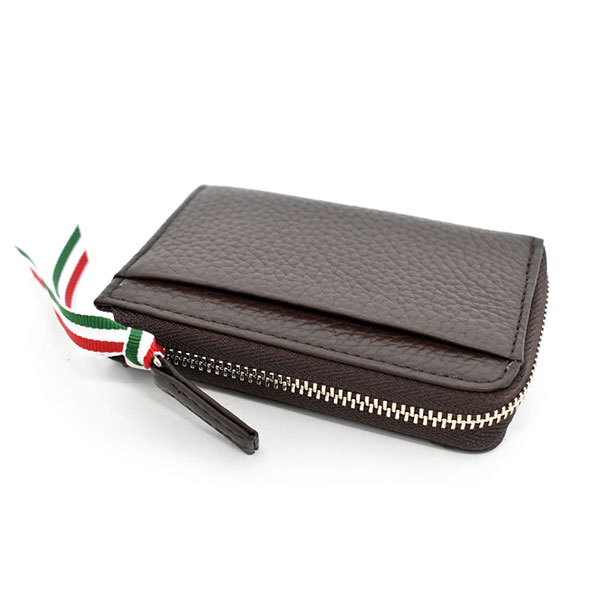 イタリアンレザー Lジップ小銭入