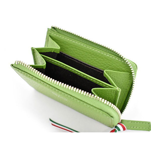 イタリアンレザー Lジップ小銭入