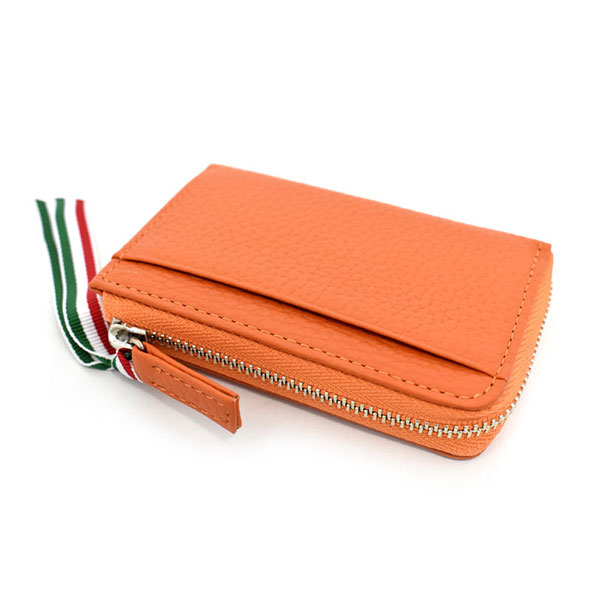 イタリアンレザー Lジップ小銭入