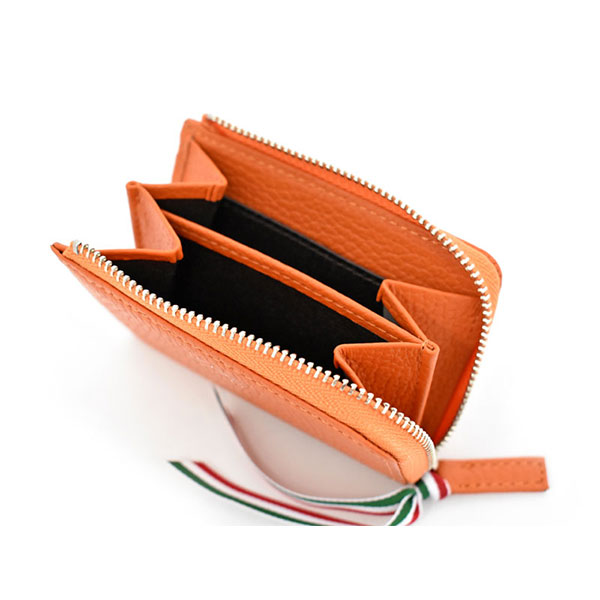 イタリアンレザー Lジップ小銭入