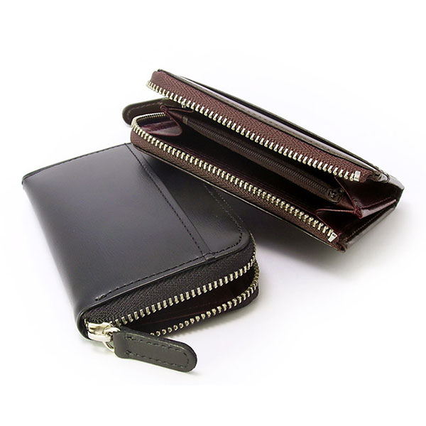 ボックスカーフヴェネチアン Lジップ小銭入