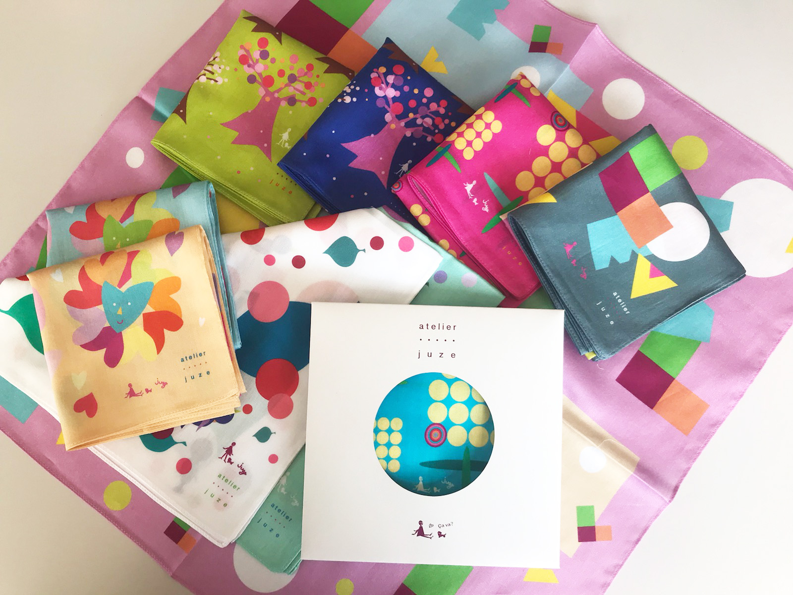 ハンカチ／hana | atelier juze（アトリエ・ジュゼ）のプレゼント