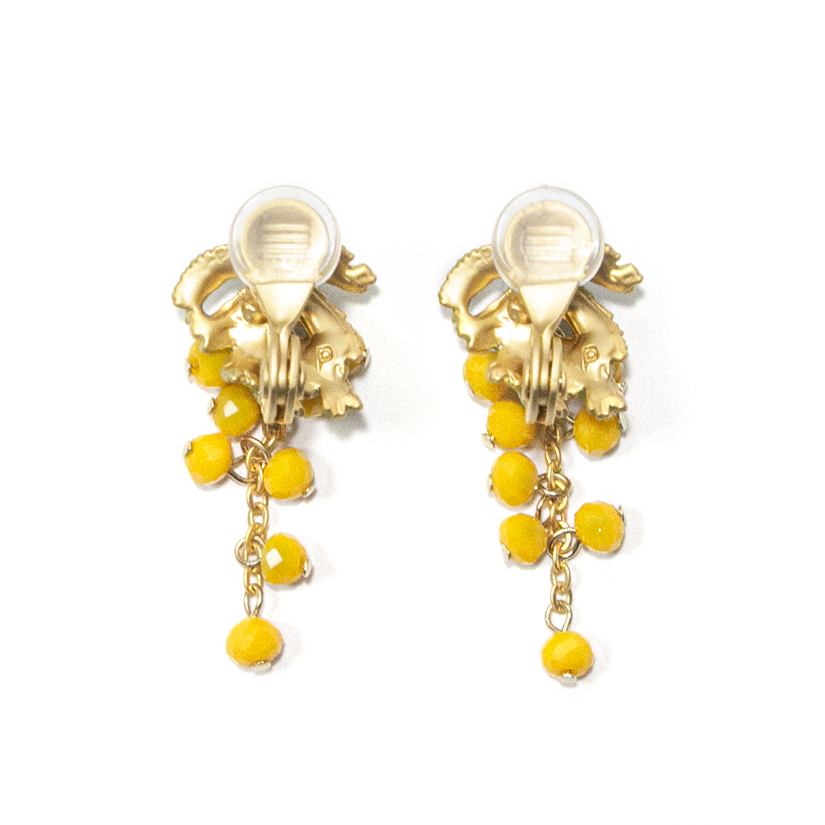 ミモザイヤリング