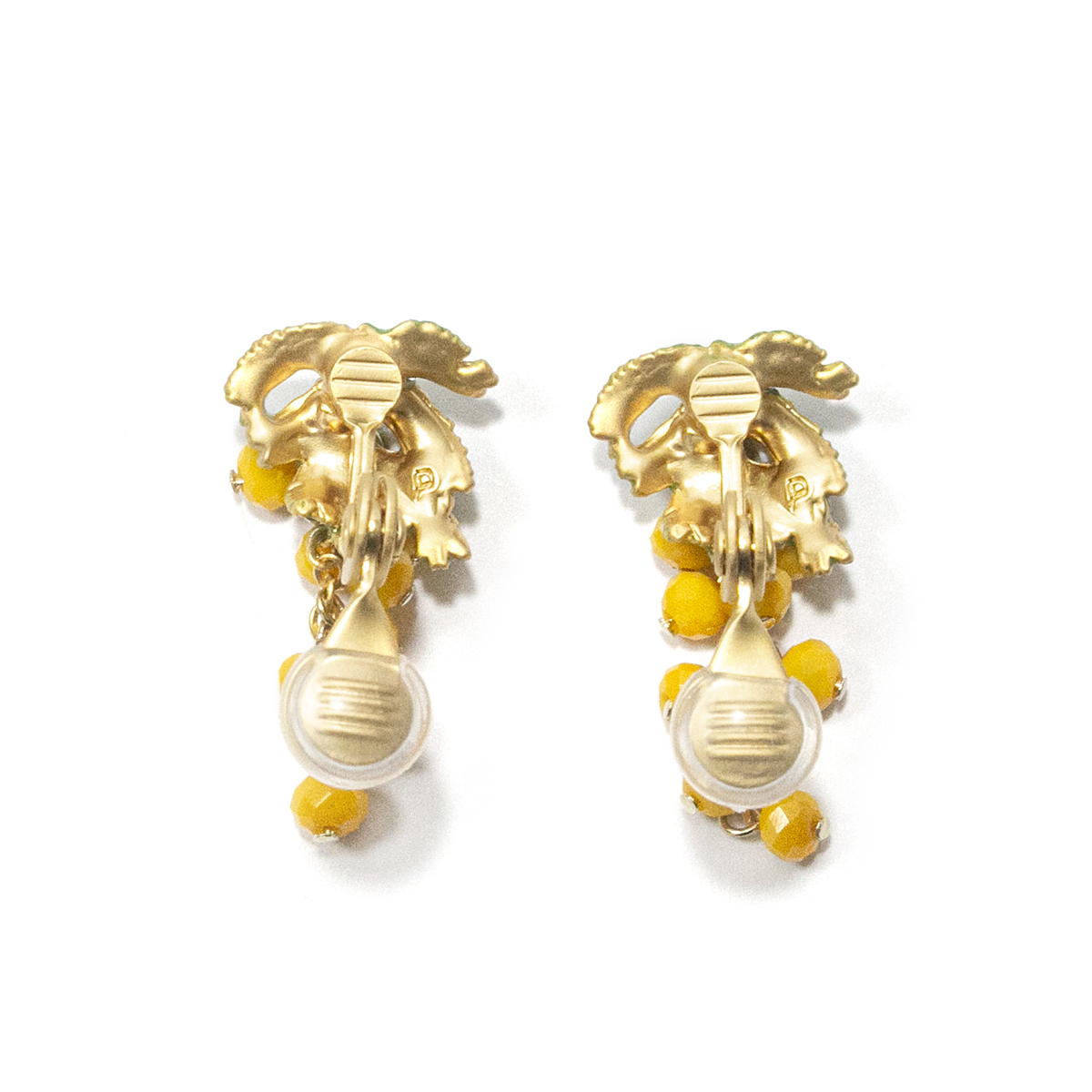 ミモザイヤリング