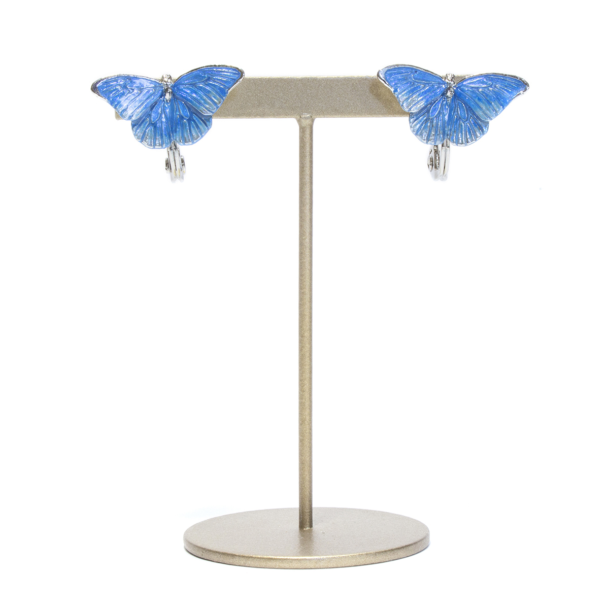 モルフォチョウイヤリング