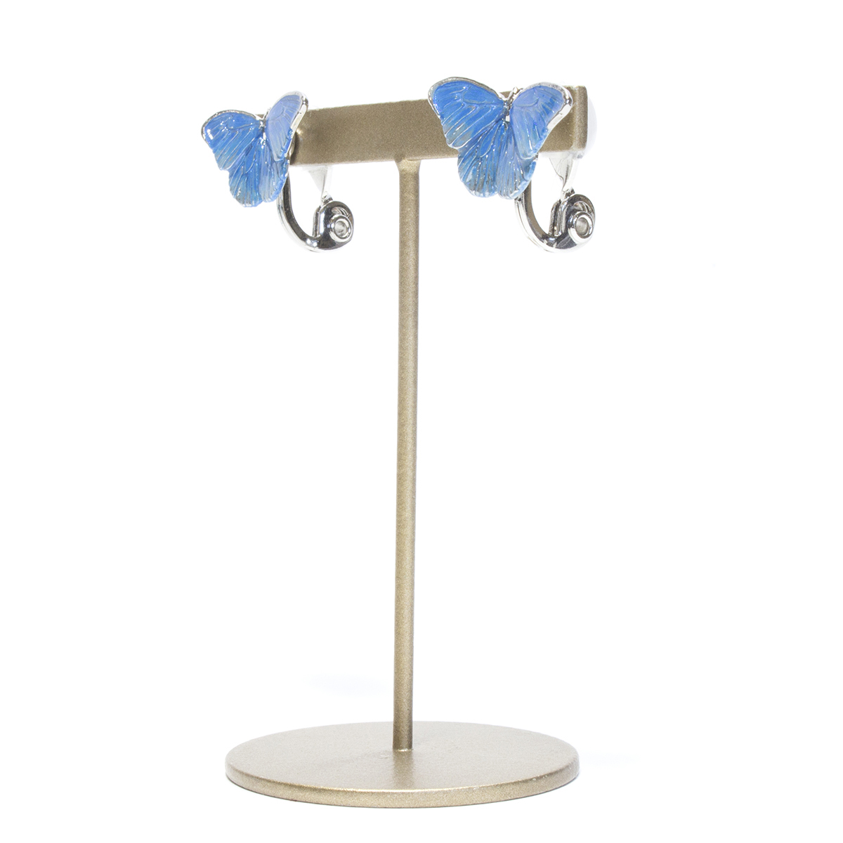 モルフォチョウイヤリング