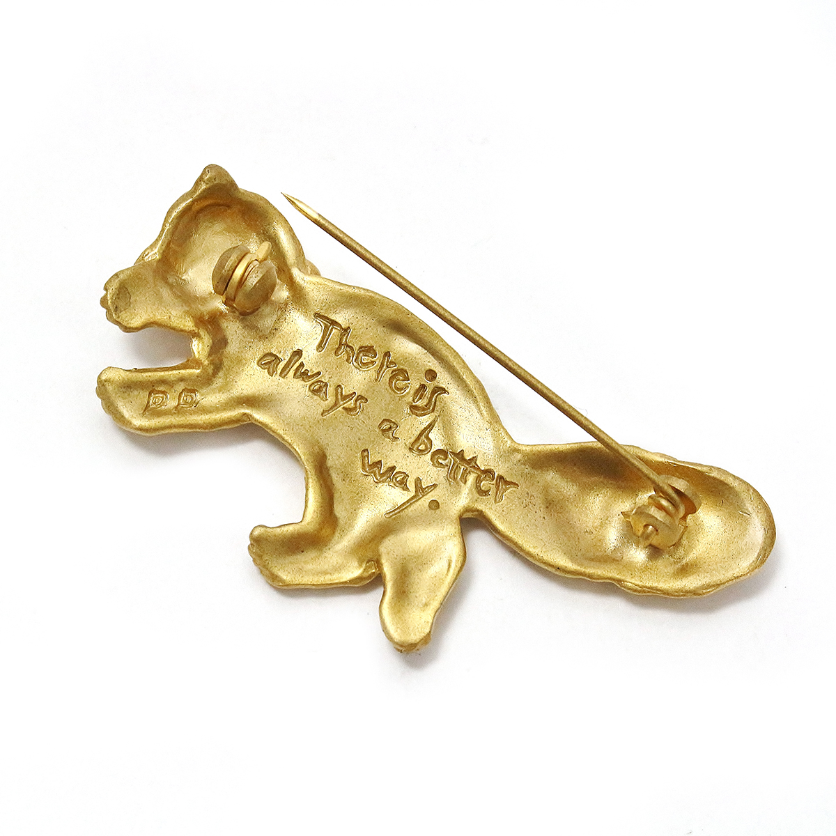 こぐま座ブローチGD