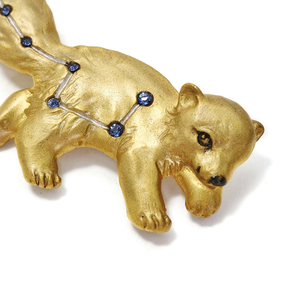 こぐま座ブローチGD