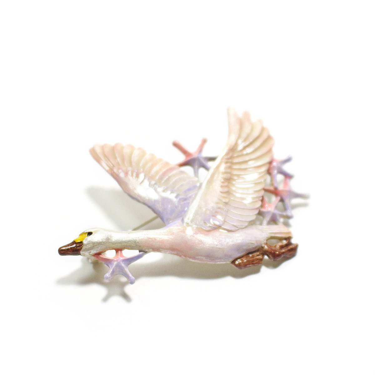 白鳥星雲ブローチ