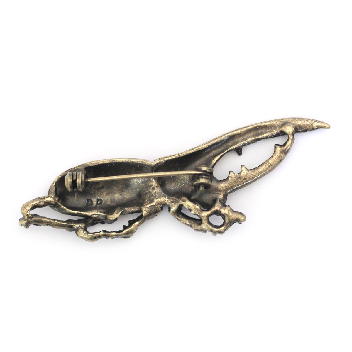 ヘラクレスオオカブトブローチ（AG）