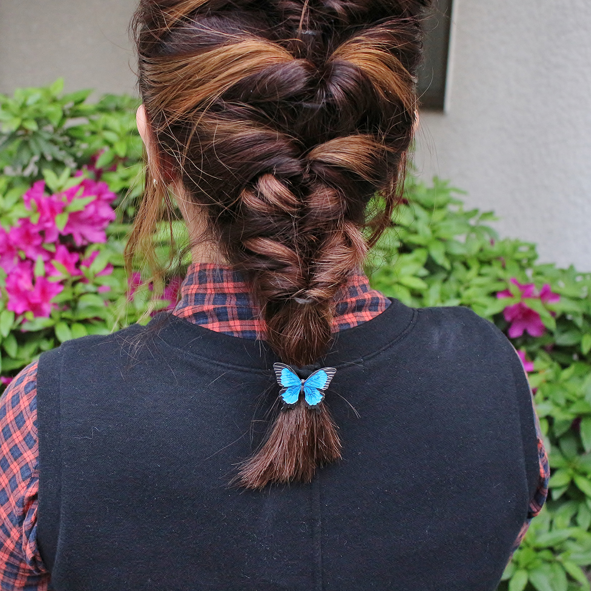 オオルリアゲハヘアゴム