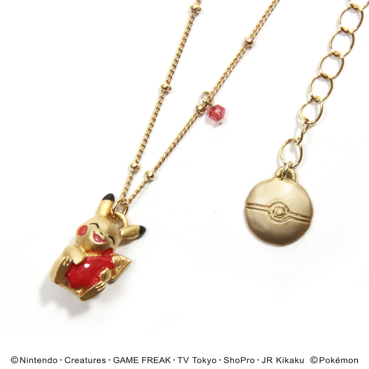 【パルナートポック】ミュウのブローチ&ケチャップピカチュウネックレス ピカチュウケチャップネックレス | Palnart Poc(パルナート