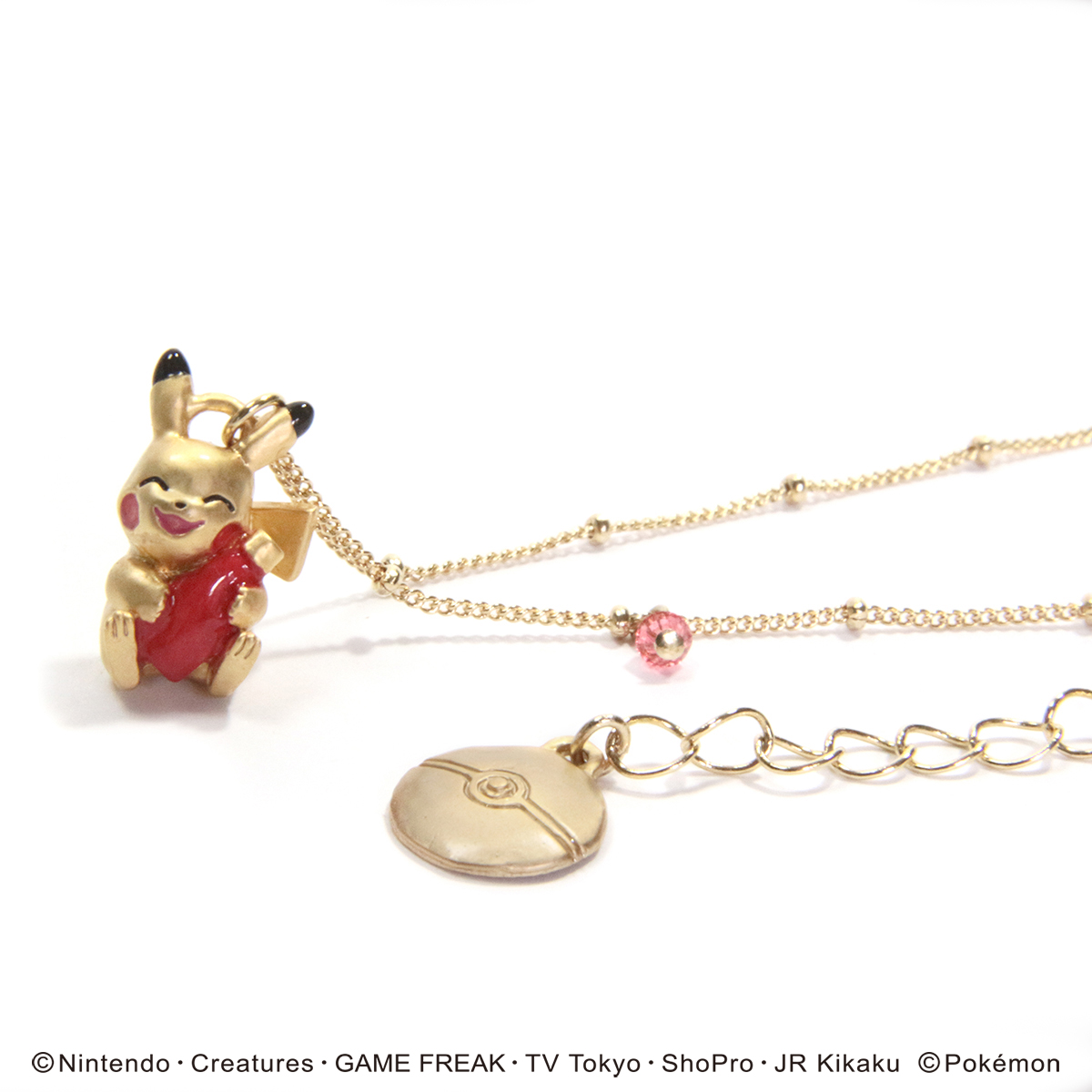 【パルナートポック】ミュウのブローチ＆ケチャップピカチュウネックレス 大注目のポケモンアクセサリー発売、ピカチュウのブローチや