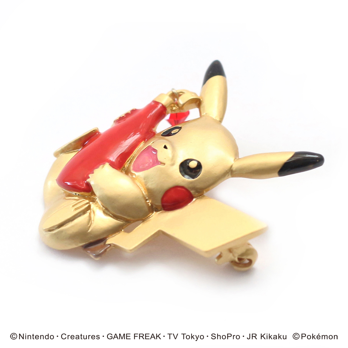 ピカチュウとケチャップ　ブローチ