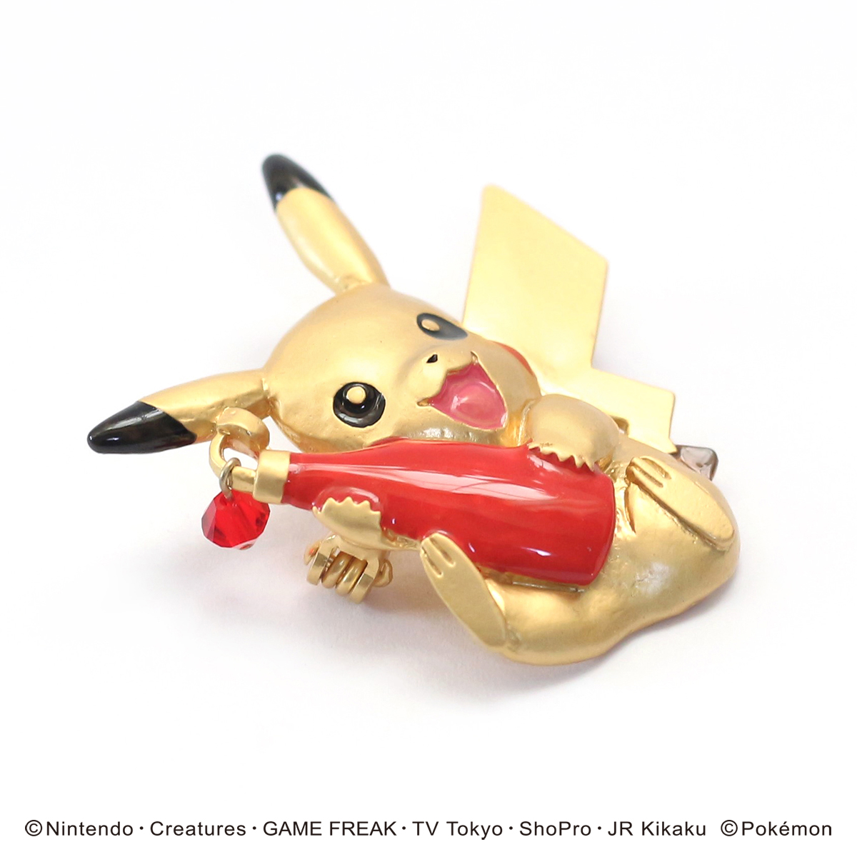 ピカチュウとケチャップ　ブローチ