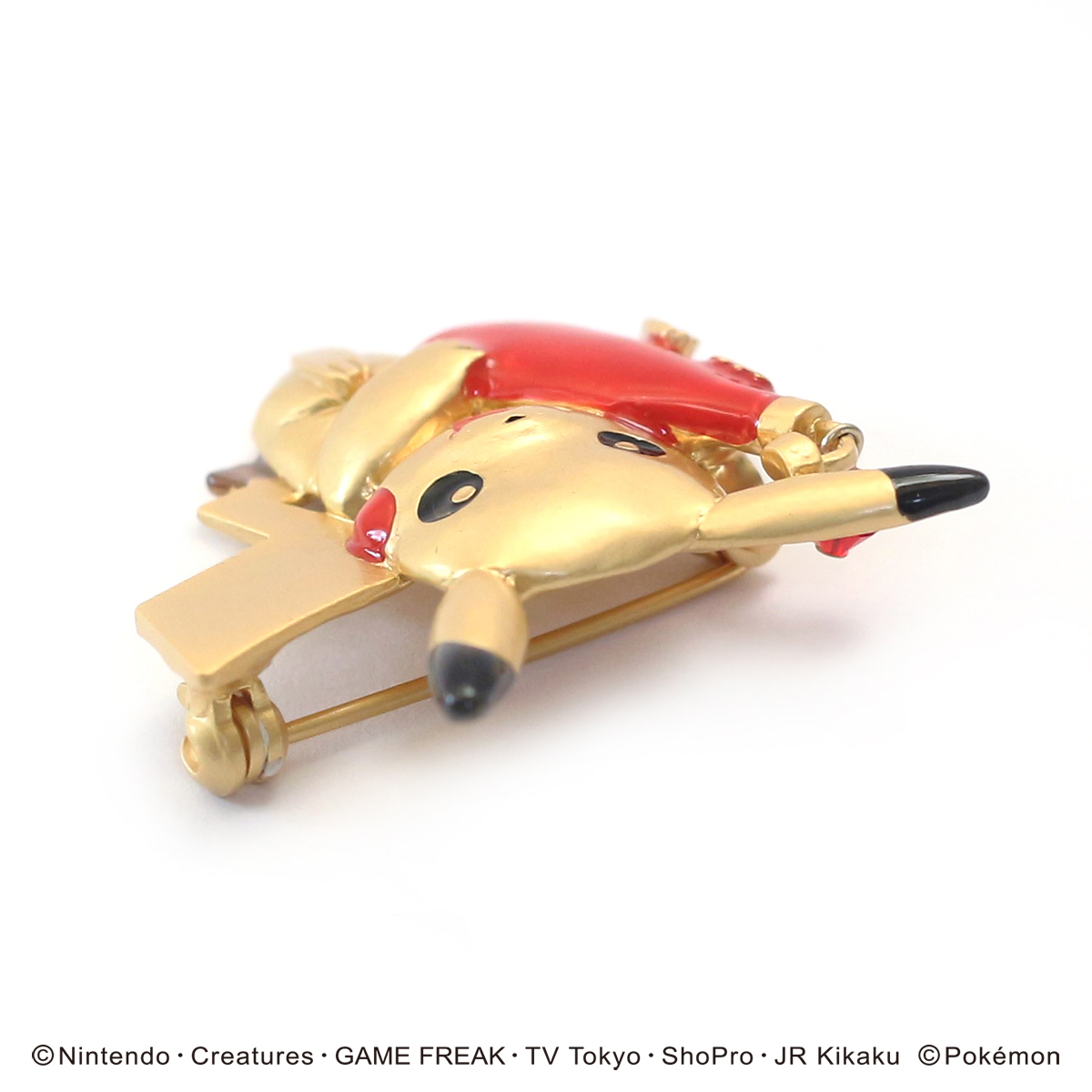 ピカチュウとケチャップ　ブローチ