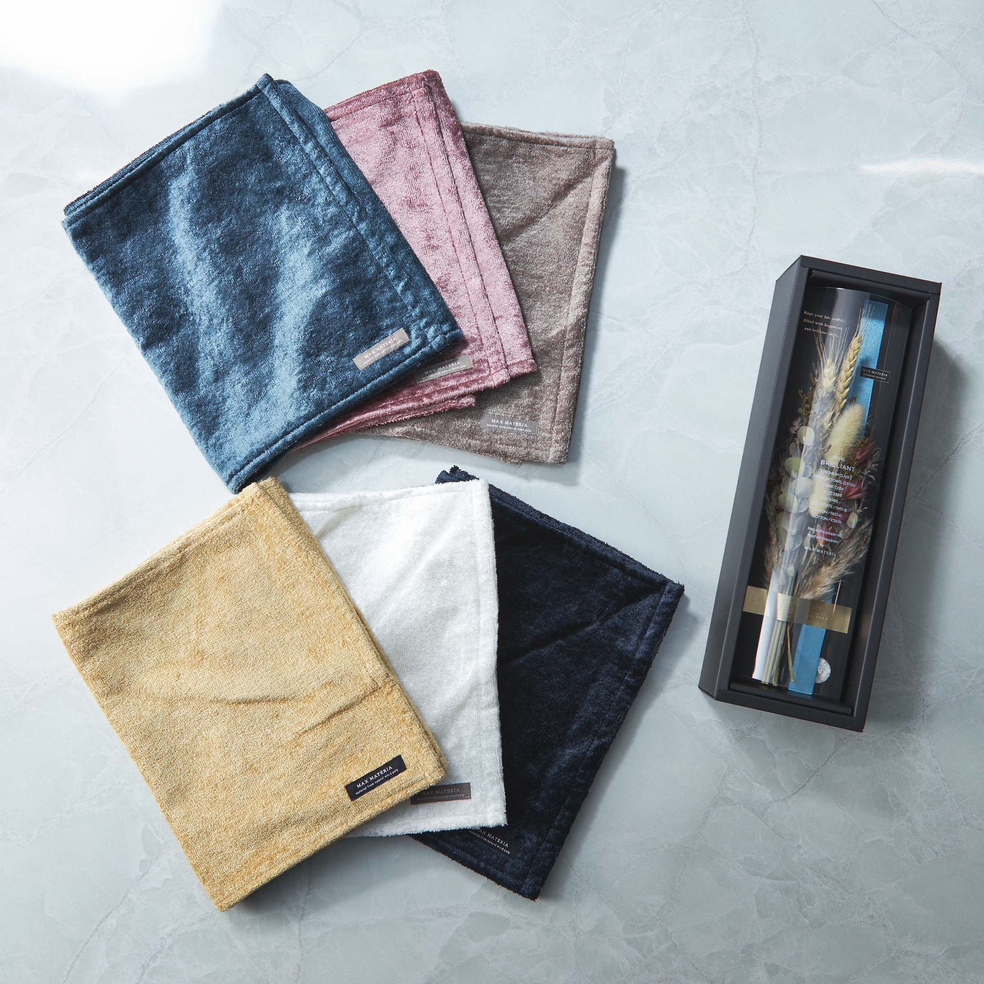 BRILLIANT花箱フェイスタオル【ハーベスト】