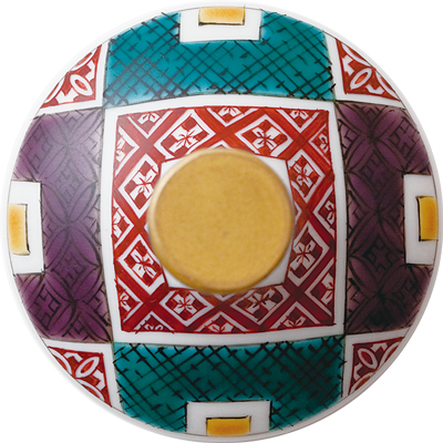 フリーグラス中(格子)　石畳四角